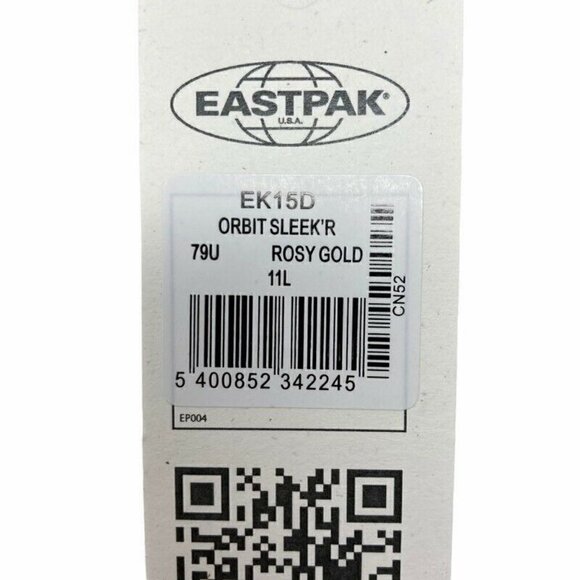 NEW Eastpak Orbit Sleek'r Backpack Pink Leather - Picture 11 of 12